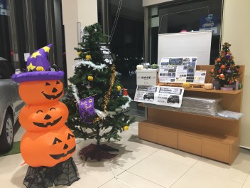 １０月ですね。ハロウィン仕様になりました☆